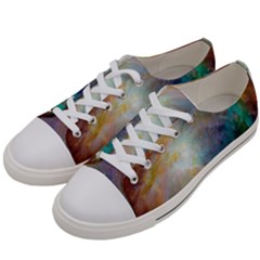 Colorful Galaxy Women s Low Top Canvas Sneakers by ExtraGoodSauce