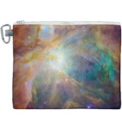 Colorful Galaxy Canvas Cosmetic Bag (xxxl) by ExtraGoodSauce