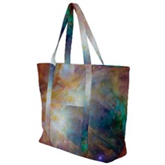 Colorful Galaxy Zip Up Canvas Bag by ExtraGoodSauce