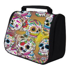 Sugar Skulls Full Print Travel Pouch (small) by ExtraGoodSauce