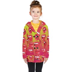 Hot Lips Kids  Double Breasted Button Coat by ExtraGoodSauce