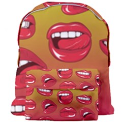 Hot Lips Giant Full Print Backpack by ExtraGoodSauce