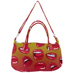 Hot Lips Removal Strap Handbag by ExtraGoodSauce