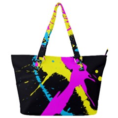 Splatter Splatter Full Print Shoulder Bag by ExtraGoodSauce