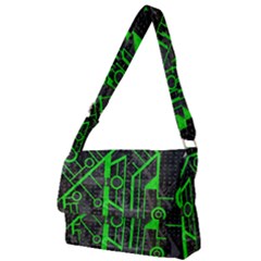 Tech Full Print Messenger Bag (l) by ExtraGoodSauce