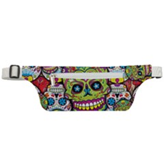 Sugar Skulls Active Waist Bag by ExtraGoodSauce