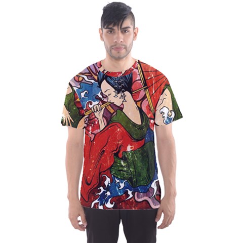 Geisha Geisha Men s Sport Mesh Tee by ExtraGoodSauce