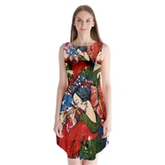 Geisha Geisha Sleeveless Chiffon Dress   by ExtraGoodSauce