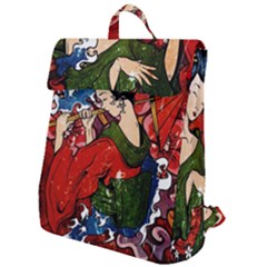 Geisha Geisha Flap Top Backpack by ExtraGoodSauce