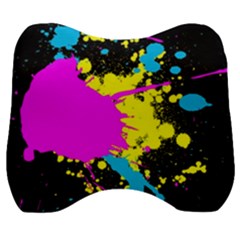 Splatter Splatter Velour Head Support Cushion by ExtraGoodSauce