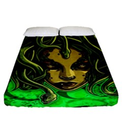 Medusa Fitted Sheet (queen Size) by ExtraGoodSauce