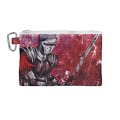 Knight Canvas Cosmetic Bag (medium) by ExtraGoodSauce