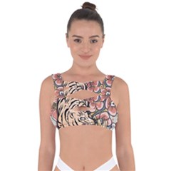 White Tiger Bandaged Up Bikini Top by ExtraGoodSauce