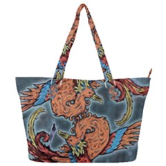 Chinese Phoenix Full Print Shoulder Bag by ExtraGoodSauce