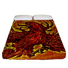 Phoenix Rising Fitted Sheet (queen Size) by ExtraGoodSauce