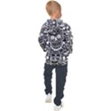 Sugar Skulls Bw Kids  Hooded Pullover View2