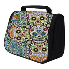 Sugar Skulls Pattern Full Print Travel Pouch (small) by ExtraGoodSauce