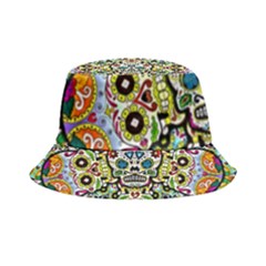 Sugar Skulls Pattern Inside Out Bucket Hat by ExtraGoodSauce