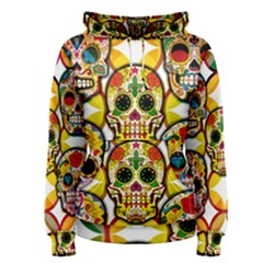 Sugar Skulls Women s Pullover Hoodie by ExtraGoodSauce