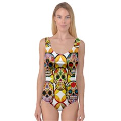 Sugar Skulls Princess Tank Leotard 