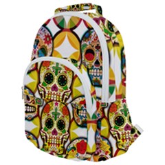 Sugar Skulls Rounded Multi Pocket Backpack