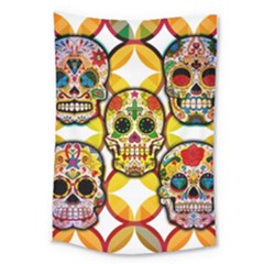 Sugar Skulls Large Tapestry