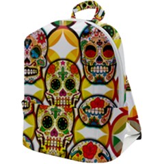 Sugar Skulls Zip Up Backpack