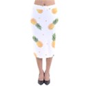 Pineapple pattern Velvet Midi Pencil Skirt View1