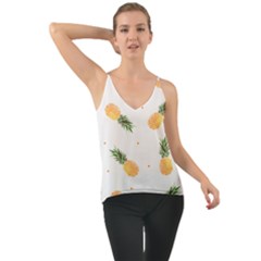 Pineapple Pattern Chiffon Cami by goljakoff