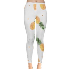 Pineapple Pattern Inside Out Leggings by goljakoff