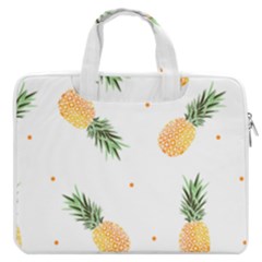 Pineapple Pattern Macbook Pro Double Pocket Laptop Bag by goljakoff