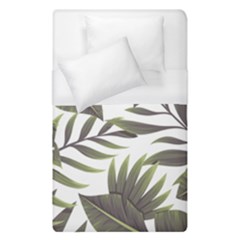 Green Leaves Duvet Cover (single Size) by goljakoff