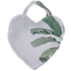 Banana Leaf Giant Heart Shaped Tote by goljakoff