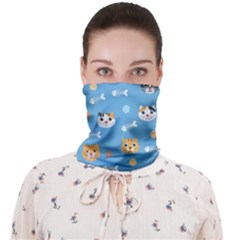 Cute Cat Pattern Face Covering Bandana (adult) by ExtraGoodSauce