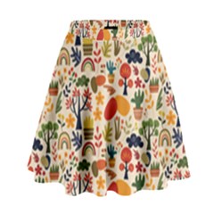 Garden Of Love High Waist Skirt by designsbymallika