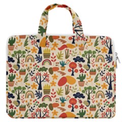 Garden Of Love Macbook Pro Double Pocket Laptop Bag by designsbymallika