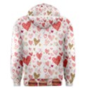 Beautiful Hearts Pattern Cute Cakes Valentine Men s Core Hoodie View2