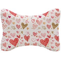 Beautiful Hearts Pattern Cute Cakes Valentine Seat Head Rest Cushion