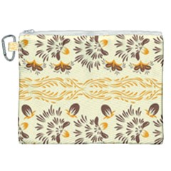 Decorative flowers Canvas Cosmetic Bag (XXL)