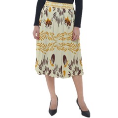 Decorative flowers Classic Velour Midi Skirt 