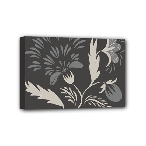 Black Bouquet Mini Canvas 6  X 4  (stretched) by Eskimos