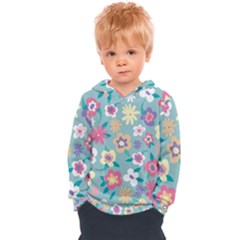 Floral Pattern Kids  Overhead Hoodie by ExtraGoodSauce