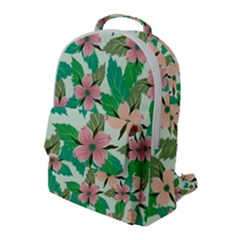 Floral Pattern Flap Pocket Backpack (large) by ExtraGoodSauce