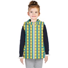 Native American Pattern Kids  Hooded Puffer Vest by ExtraGoodSauce