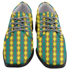 Native American Pattern Women Heeled Oxford Shoes