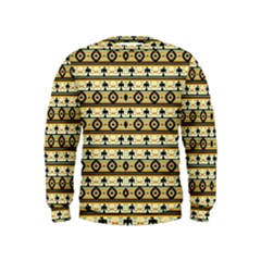 Native American Pattern Kids  Sweatshirt by ExtraGoodSauce