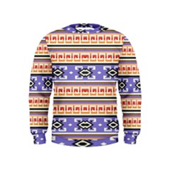 Native American Pattern Kids  Sweatshirt by ExtraGoodSauce