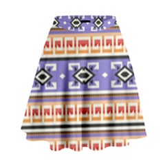 Native American Pattern High Waist Skirt by ExtraGoodSauce