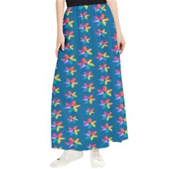 Rainbowcolor Maxi Chiffon Skirt by Sparkle
