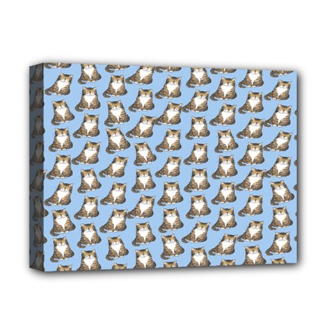 Cats Catty Deluxe Canvas 16  X 12  (stretched)  by Sparkle